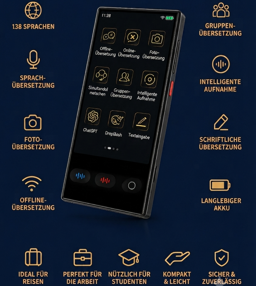 Intelligenter tragbarer Sprachübersetzer S35