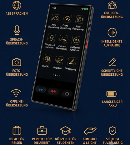 Intelligenter tragbarer Sprachübersetzer S35