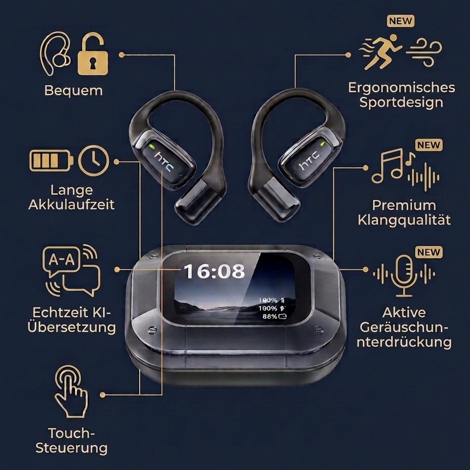 HTC NE25 KI-Übersetzungs-Ohrhörer